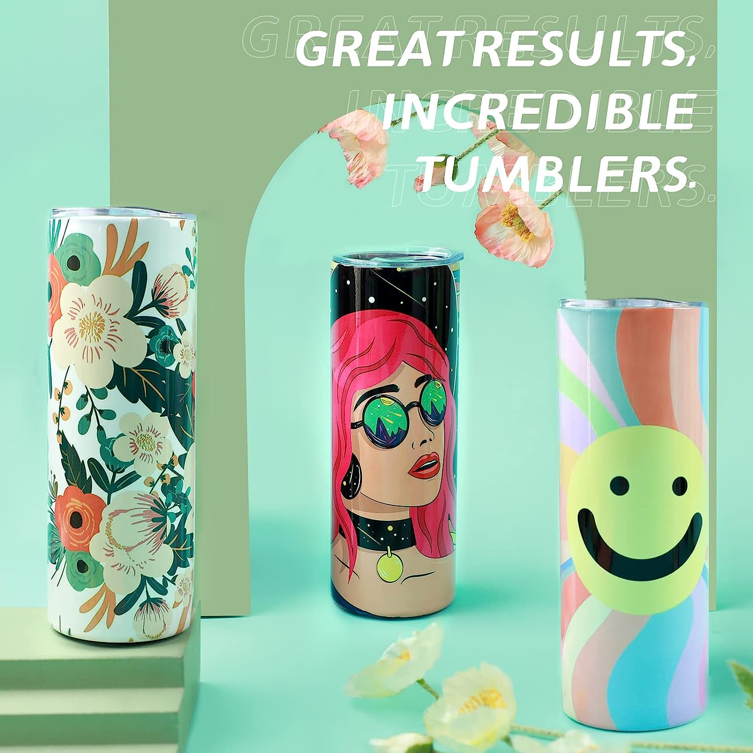 HTVRONT 8 buah Tumbler sublima - Sublimation Mug White ulasan dan harga