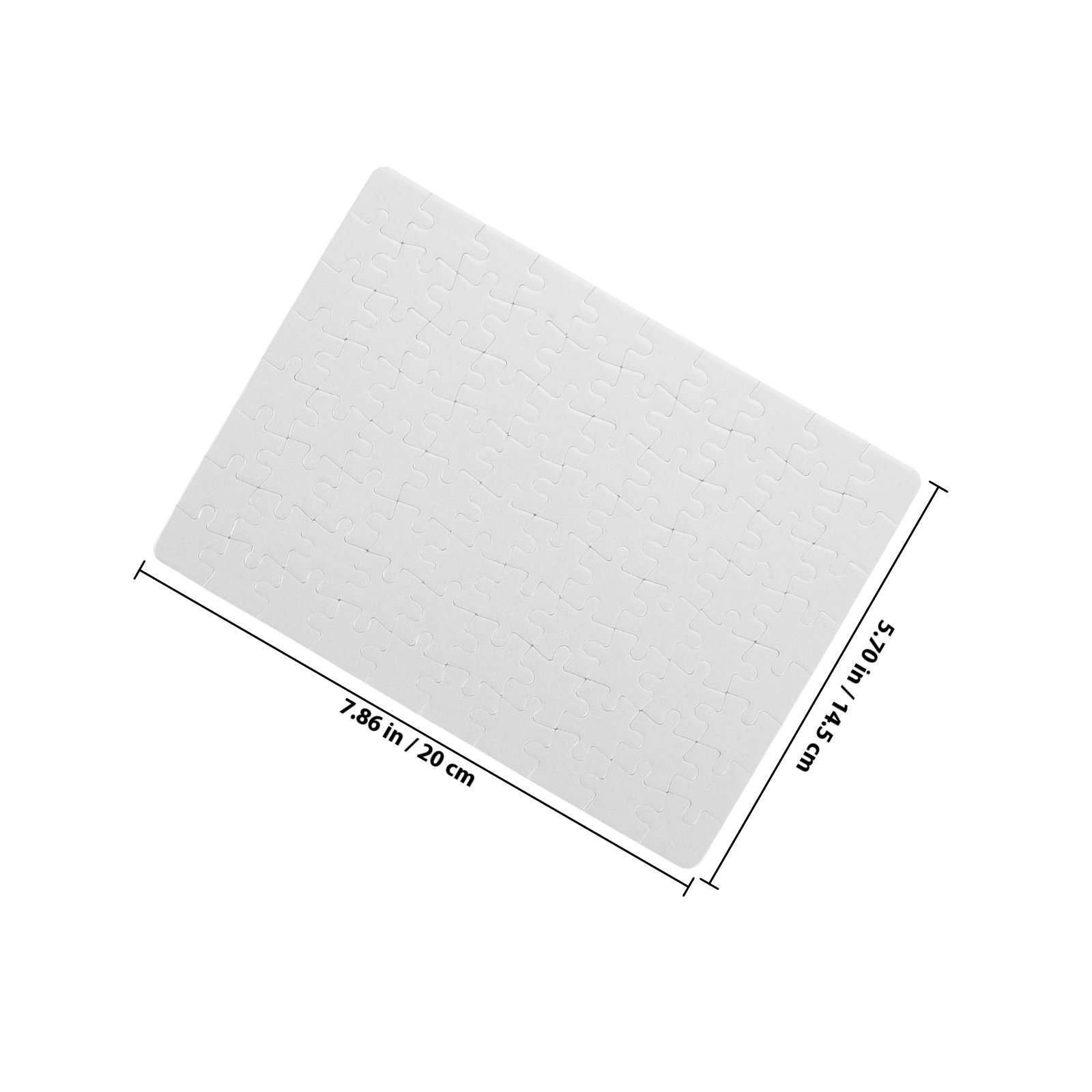 4 Lembar Potongan Puzzle Koson - Puzzle Blank White ulasan dan harga